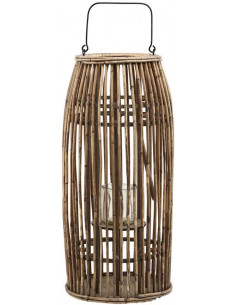 Lanterne Ova Rotin - 65 cm