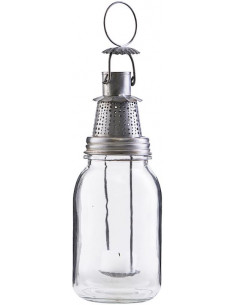 Lanterne Fhia 25 cm Zinc