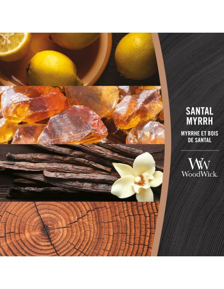 Bougie Myrrhe et bois de santal - 275 gr