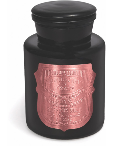 Saffron Rose - Apothecary Black Candle Paddywax