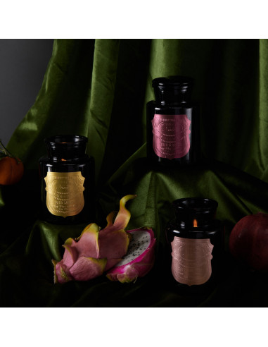 Saffron Rose - Apothecary Black Candle Paddywax