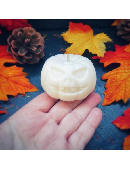 Bougie Citrouille parfumée - Orange