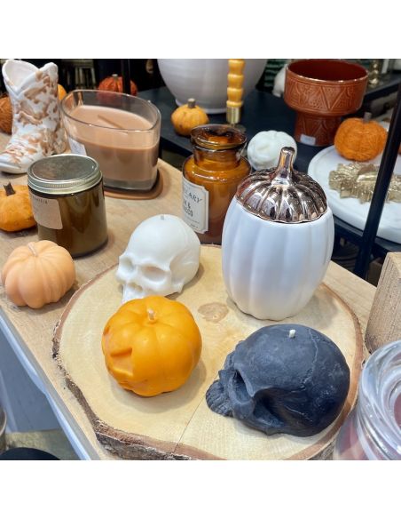 Bougie Citrouille parfumée - Orange