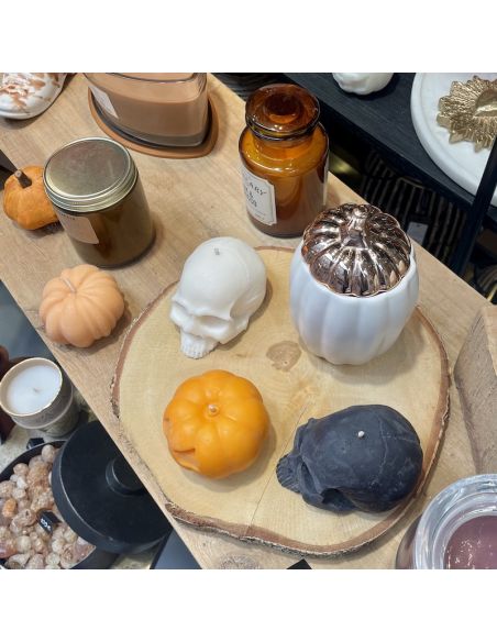 Bougie Citrouille parfumée - Orange