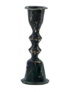 Bougeoir 12 cm Mero Metal noir - House Doctor