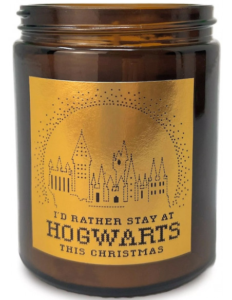 Bougie Harry Potter - Noël à Poudlard