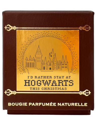 Bougie Harry Potter - Noël à Poudlard
