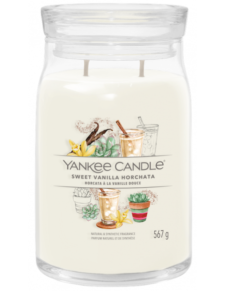 Horcata à la Vanille Douce - Grande jarre 2 mèches