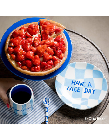 Assiette à dessert - Have a nice day