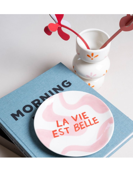 Assiette à dessert - Good Vibes