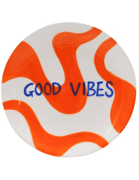 Assiette à dessert - Good Vibes