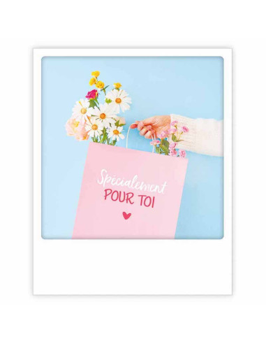 Carte "spécialement pour toi flower bag"