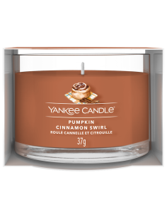 Roulée à la cannelle et citrouille - Votive en verre