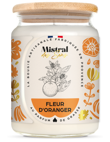 Bougie Fleur d'oranger - Grande jarre