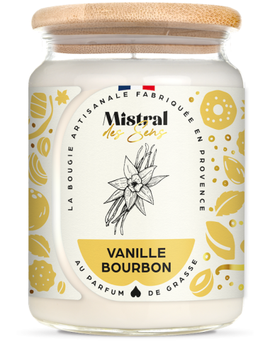 Bougie Vanille bourbon - Grande jarre