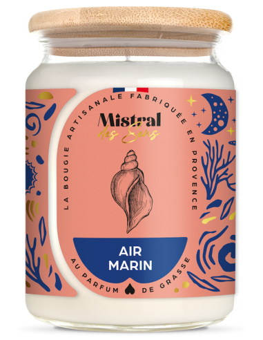 Bougie Air marin - Grande jarre