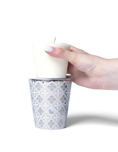 St Tropez - Recharge bougie parfumée Rose et Marius