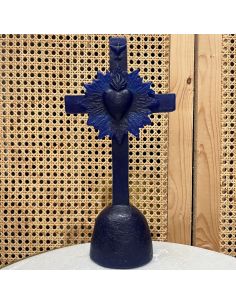 Croix coeur de lumière - Marine - Ciergerie des Prémontrés 2