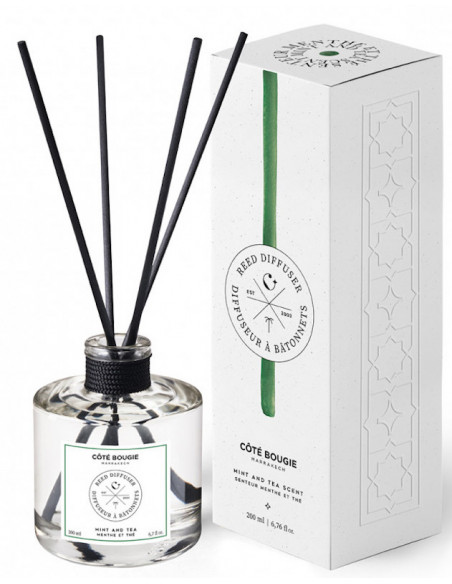 Diffuseur à bâtonnets - Menthe et thé 200ml