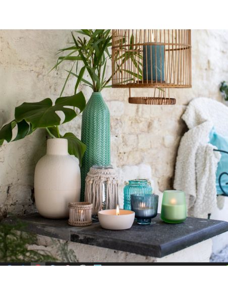 Bougie Citronnelle Céramique Jaune