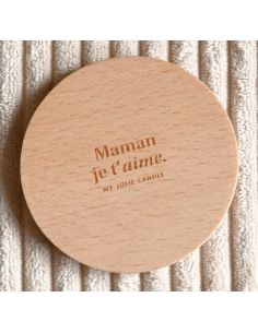 Couvercle en BoisMaman Je t'aime