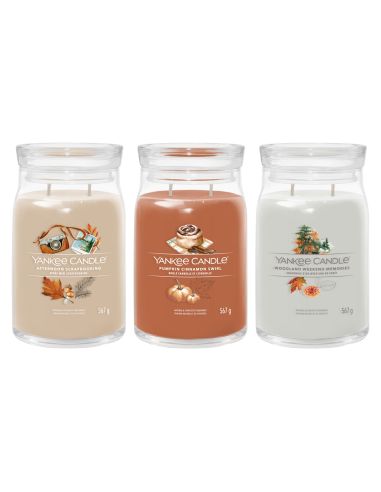 Roulée à la cannelle et citrouille - Votive en verre