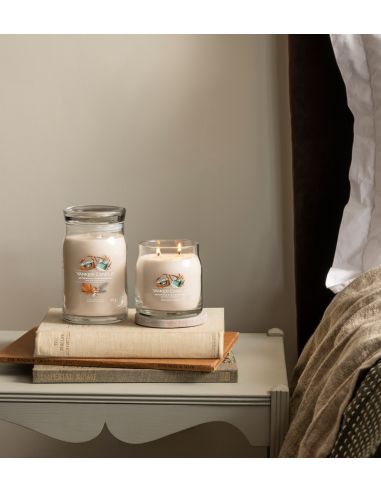 Roulée à la cannelle et citrouille - Votive en verre