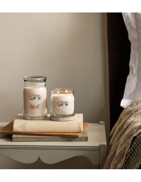 Roulée à la cannelle et citrouille - Votive en verre