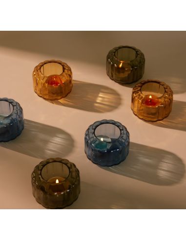 Ripple Glass Candle – Tabac Patchouli