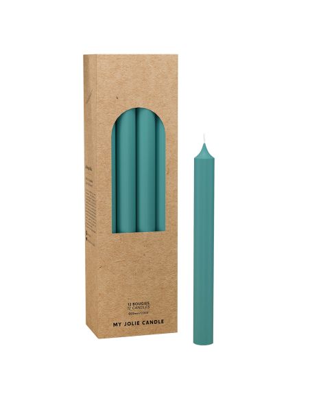 Bougie Cierge 20 cm Bleu Lagon My Jolie Candle