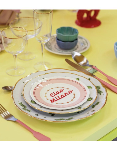 Ciao Milano - Assiette Déco Bitossi 16,5 cm