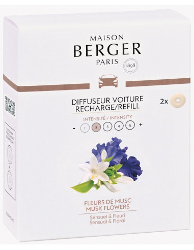 Recharge diffuseur voiture - Fleur de Musc