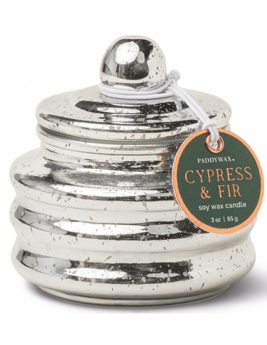 Bougie argent Beam Paddywax - Cypress & Fir