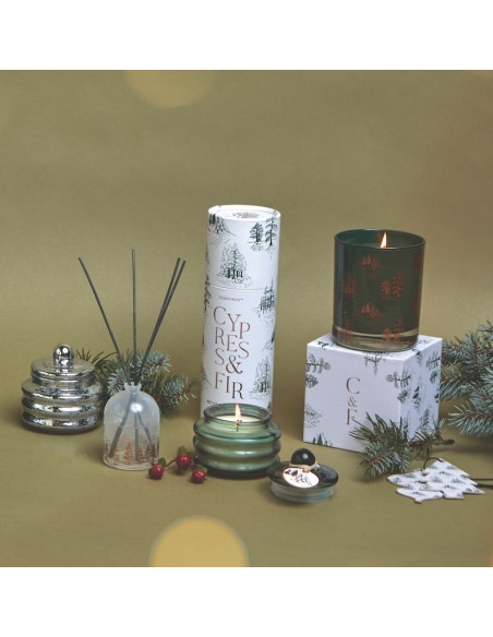 Bougie argent Beam Paddywax - Cypress & Fir