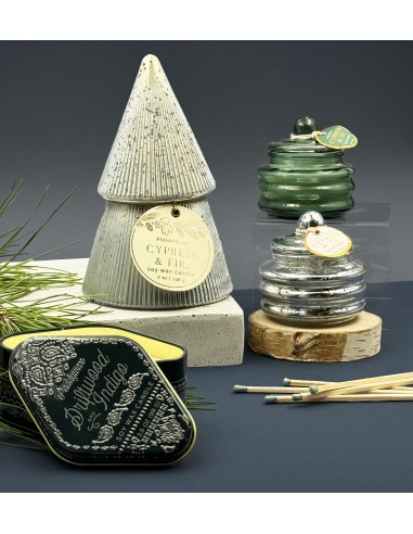 Bougie argent Beam Paddywax - Pin et...