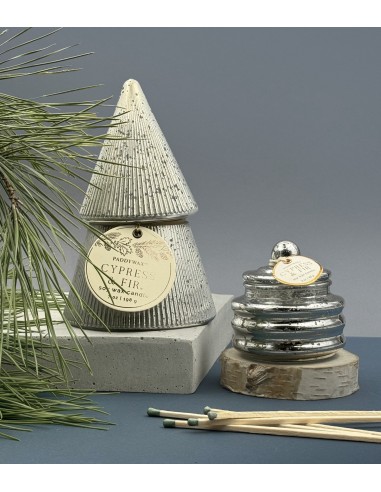 Bougie argent Beam Paddywax - Pin et...