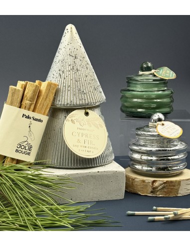 Bougie argent Beam Paddywax - Pin et...