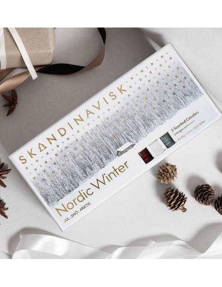 Coffret Nortic Winter 3 Bougies - Skandinavisk