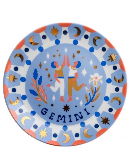 Assiette Astrale - Gémeaux 16 cm