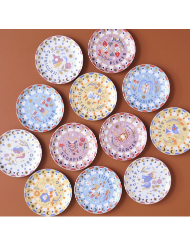 Assiette Astrale - Vierge 16 cm