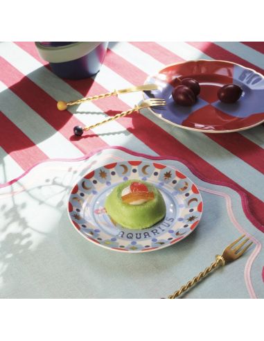 Assiette Astrale Bitossi - Vierge 16 cm