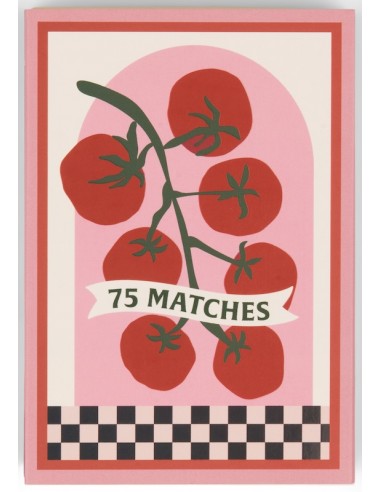 Boite d'allumettes Adopo Tomate set of 75 Allumettes