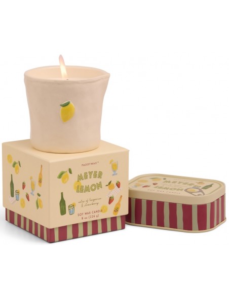 Bougie Printed In Bistro - Citron