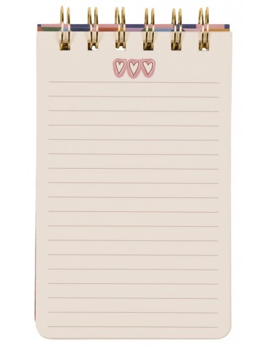 Bloc-notes Adopo - Hearts Pink