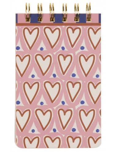 Bloc-notes Adopo - Hearts Pink