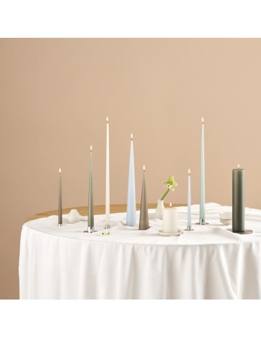Cierge Ivoire mat 32cm Ester Erik
