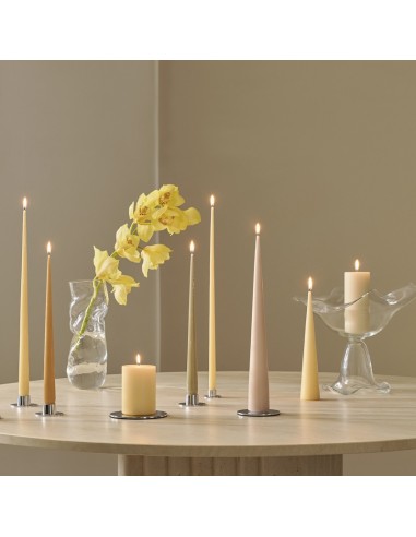 Cierge amande Laquée 32 cm