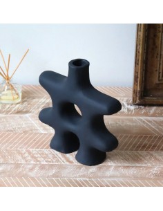 Vase Terre Cuite Nova - Noir 2