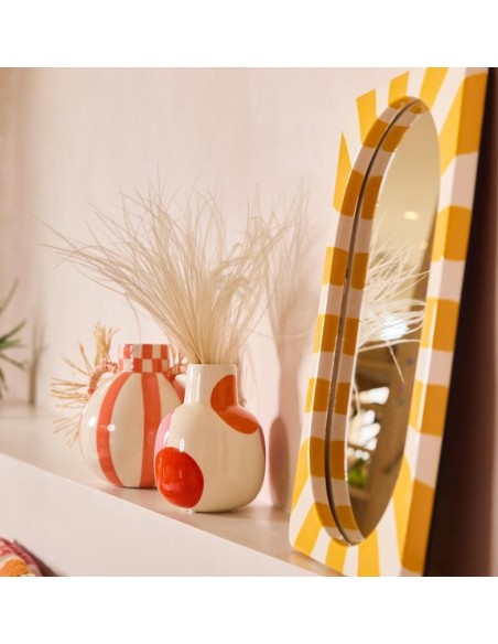 Miroir Celia Jaune - Qué Rico
