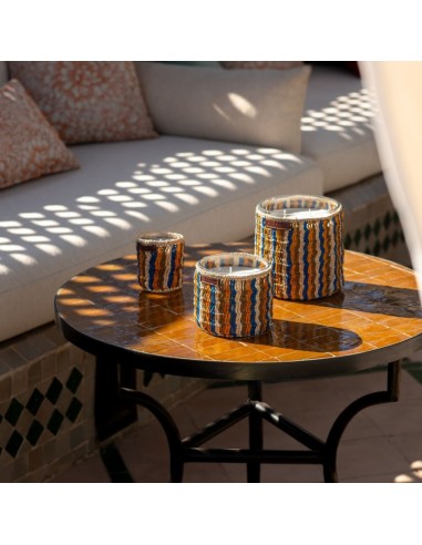 Bougie raphia Radia M - Dattes